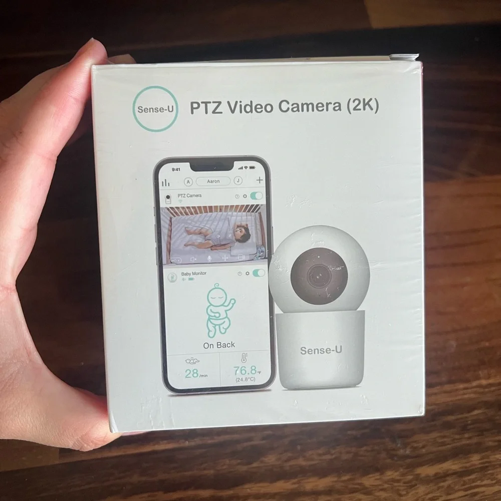 NWT PTZ Video Camera (2K) - White Baby Monitor